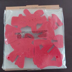 💥3/$10💥 3D Christmas Cookie Cutters